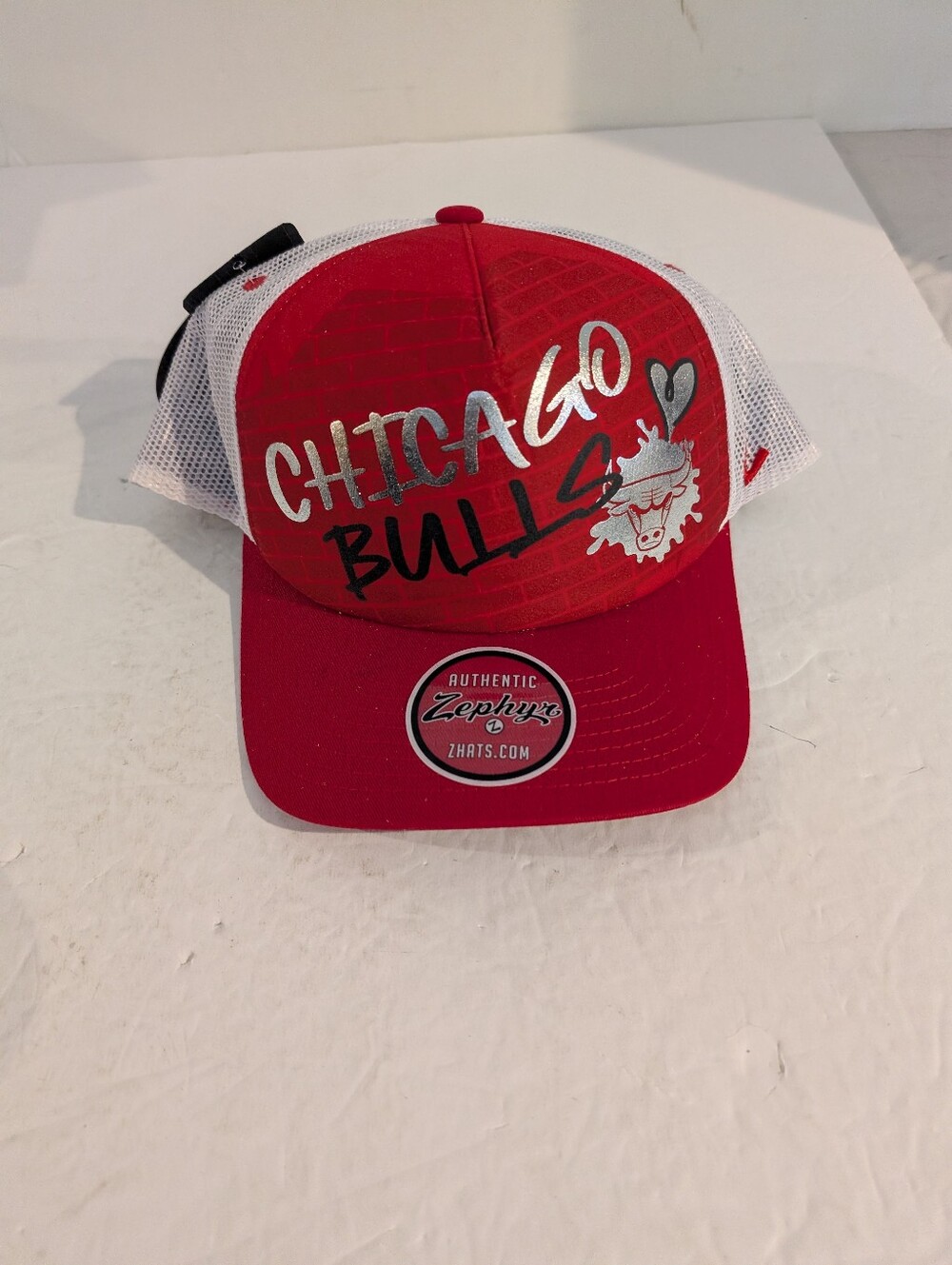 Zephyr NBA Chicago Bulls Trucker Style Snapback Cap New
